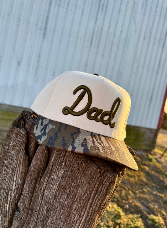 Dad Bottomland Camo Trucker