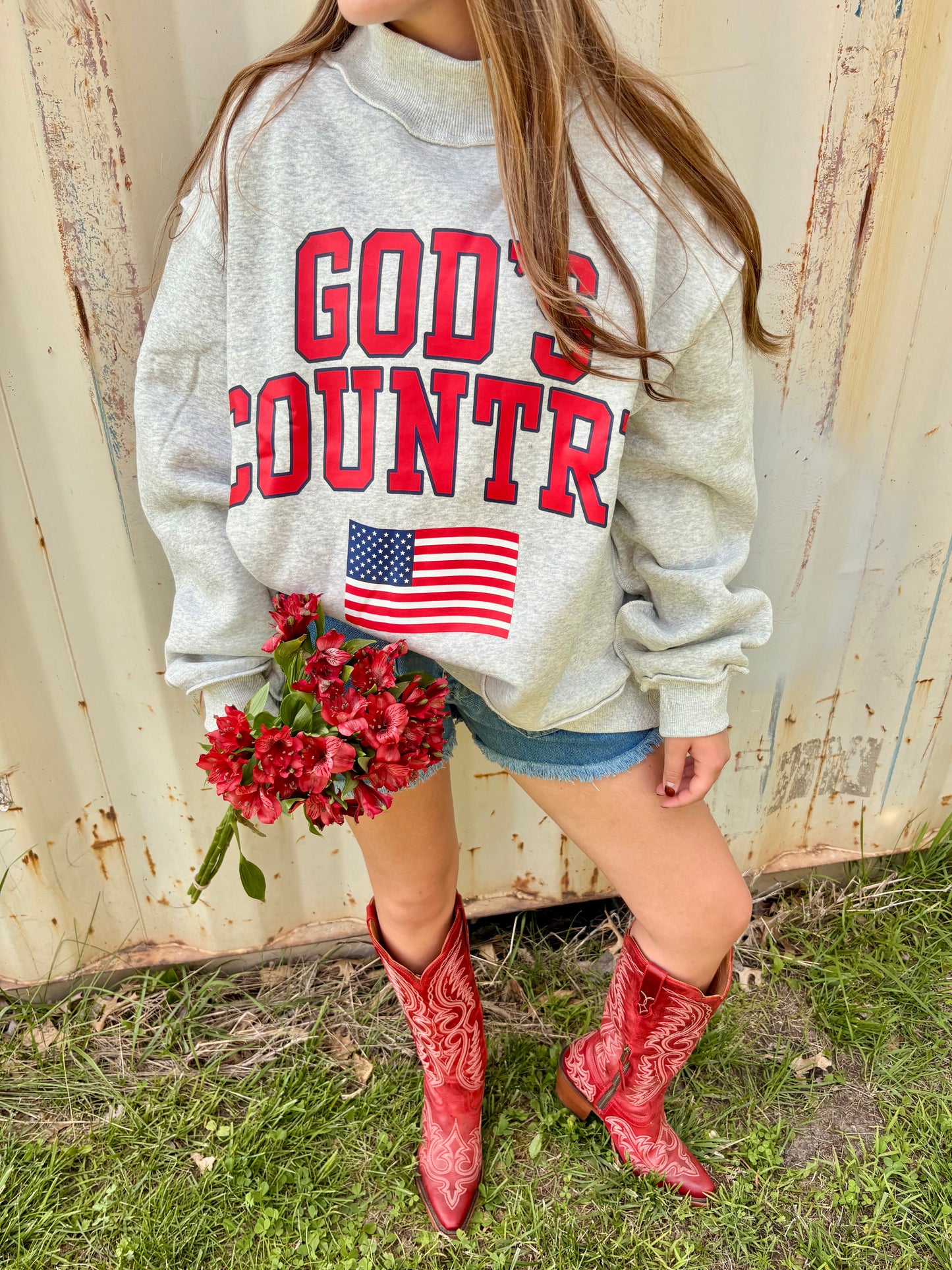 God's Country Reversible Mock Neck