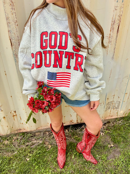 God's Country Reversible Mock Neck