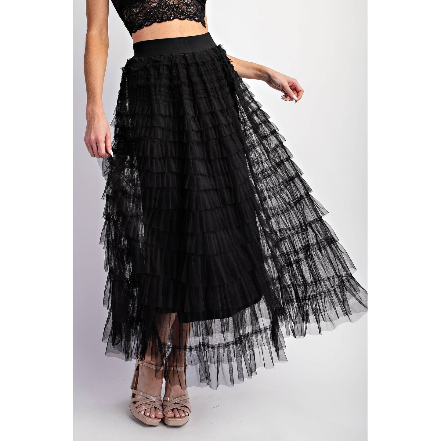 Ranch Romance Tulle Maxi Skirt