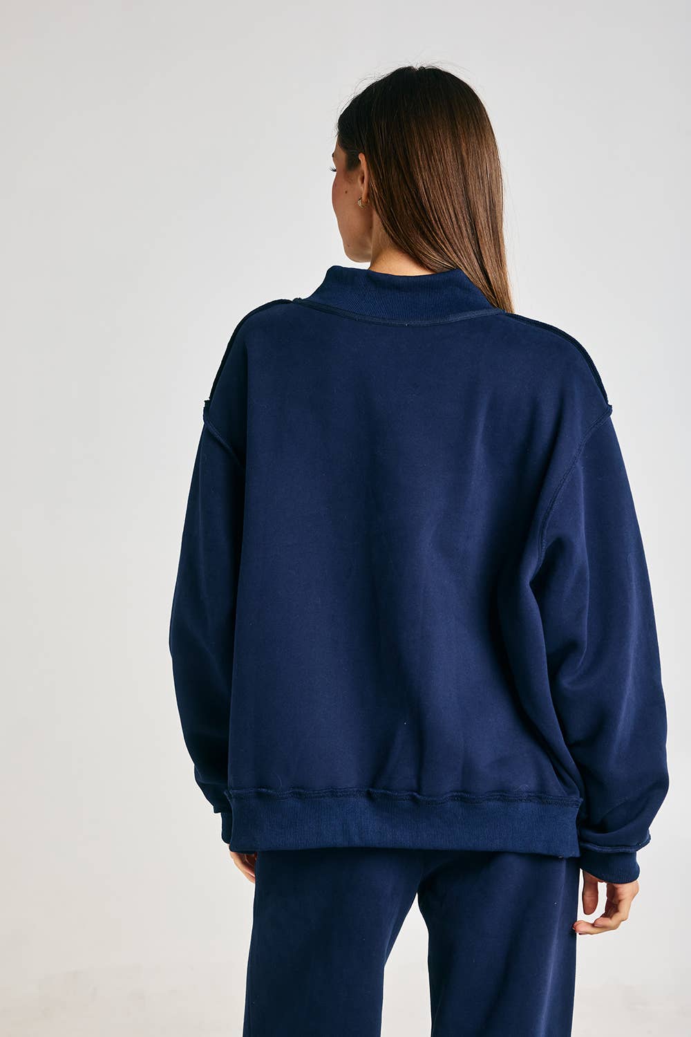 Ginghem USA Mock Neck Sweatshirt