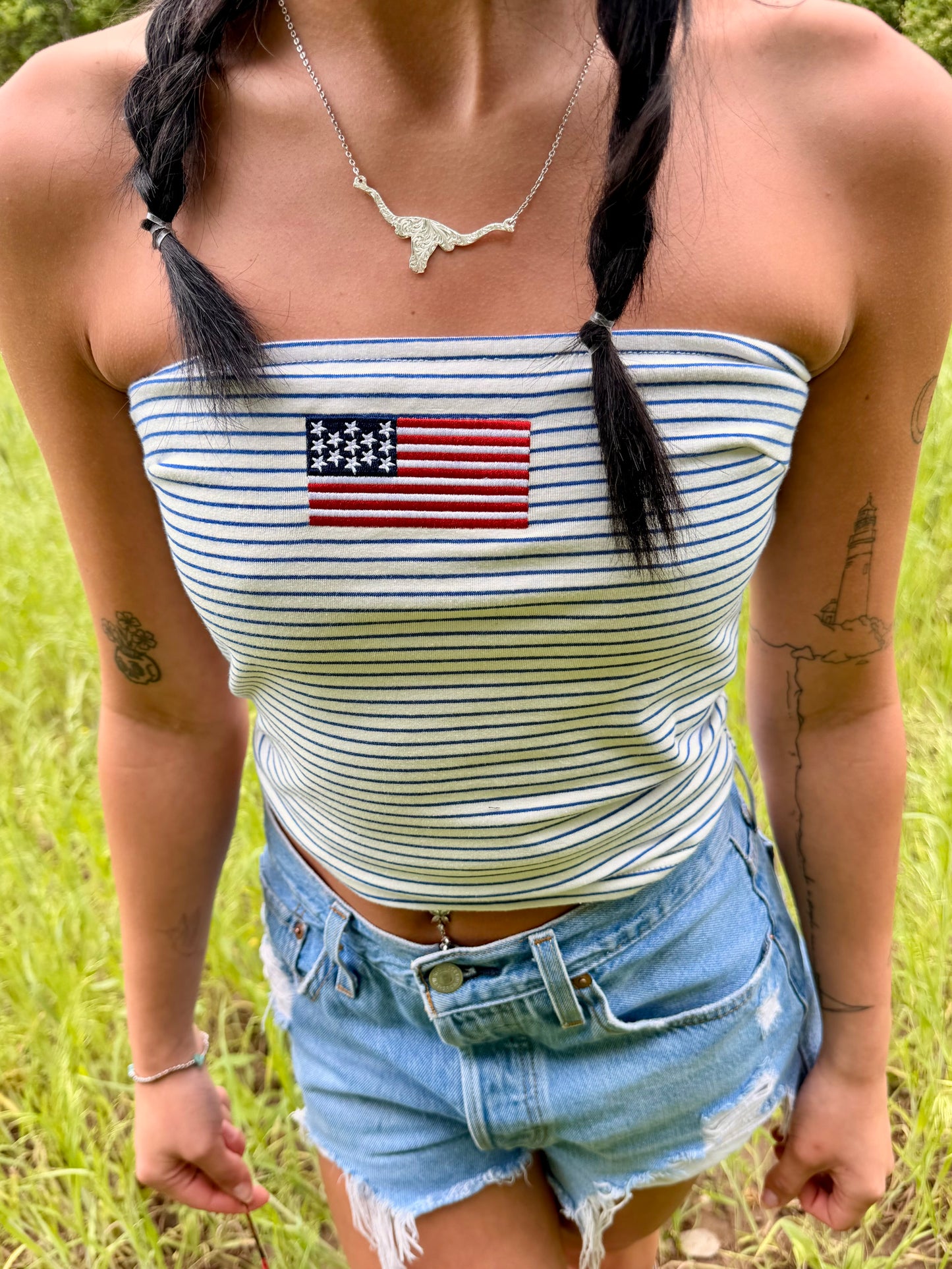 Stars and Stripes Tube Top