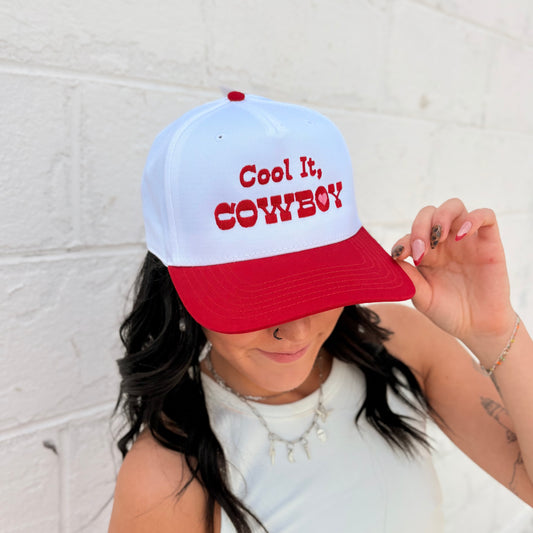 Cool It Cowboy Heart Vintage Hat