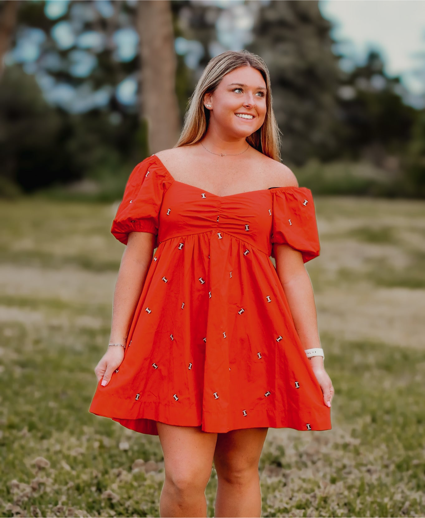 Sideline Sweetheart Dress