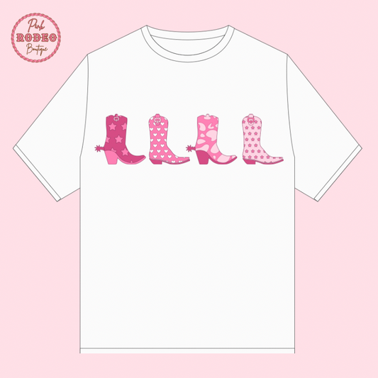 Boot Line Up Tee