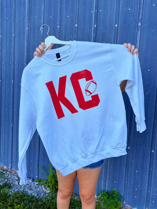 KC Block Letter Crew
