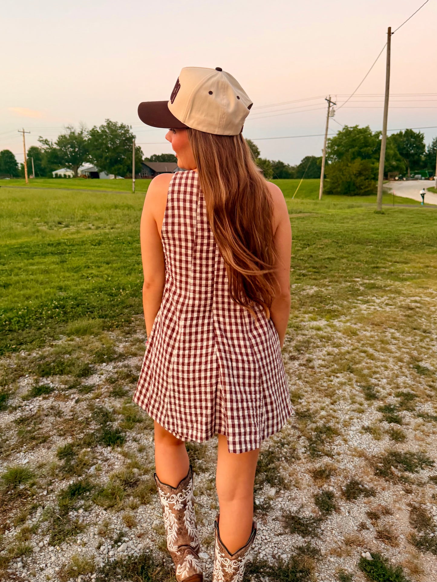 The Ella Plaid Romper