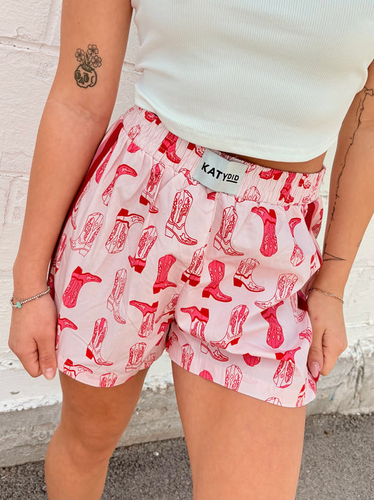 Pink Rodeo Boxer Shorts