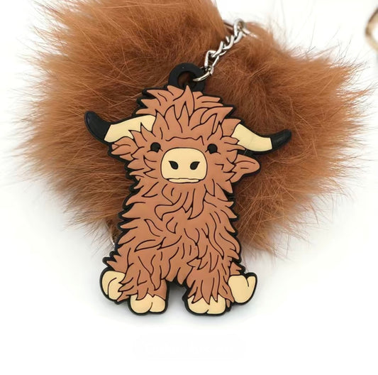 Cow Keychain