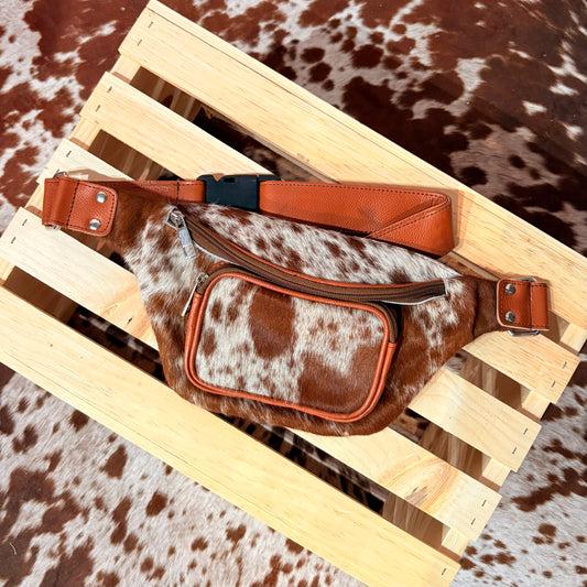 Real Cowhide Fanny Pack