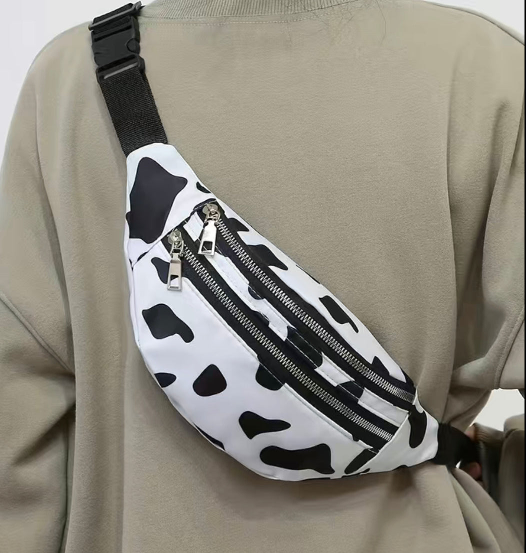 Cow Print Fanny Pack