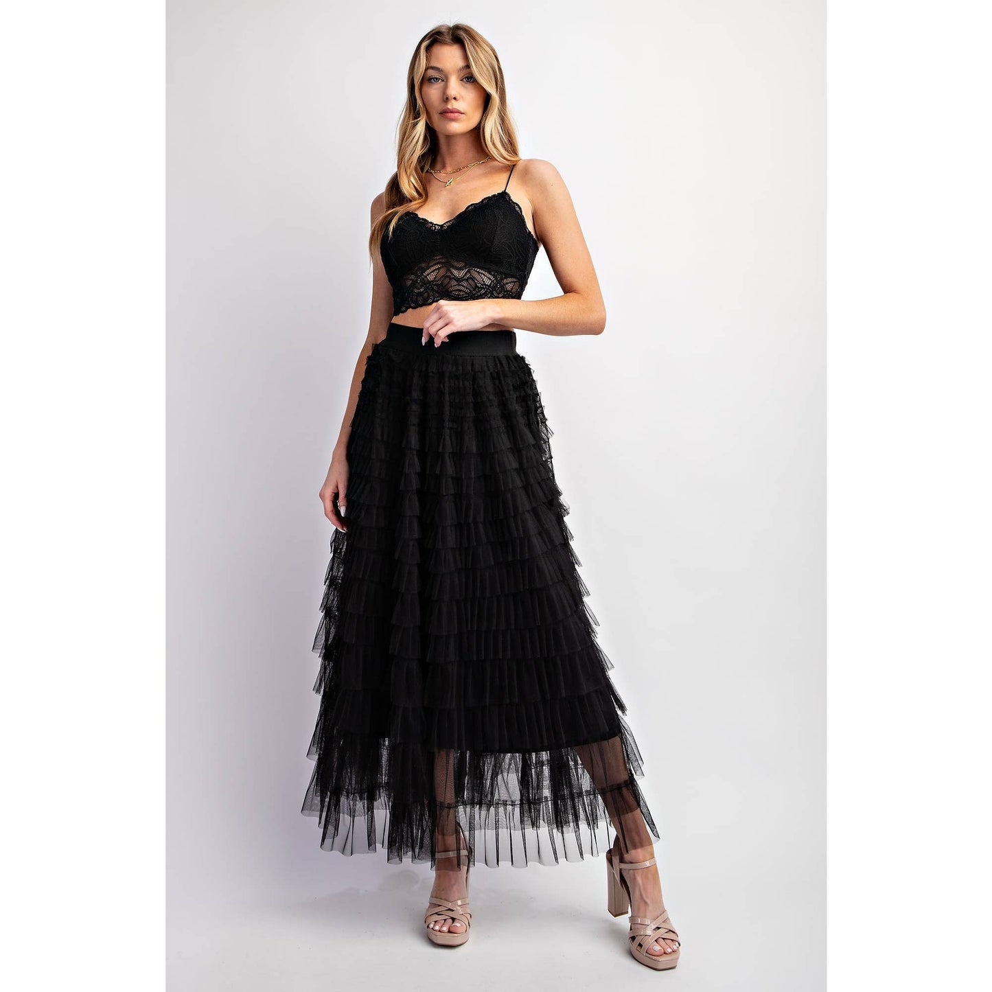 Ranch Romance Tulle Maxi Skirt