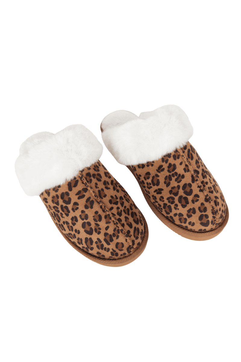 Leopard Print Slippers