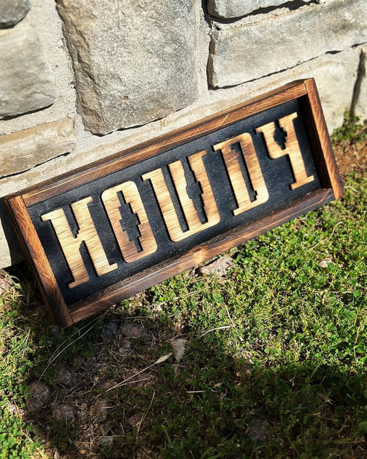 Howdy Wood Decor
