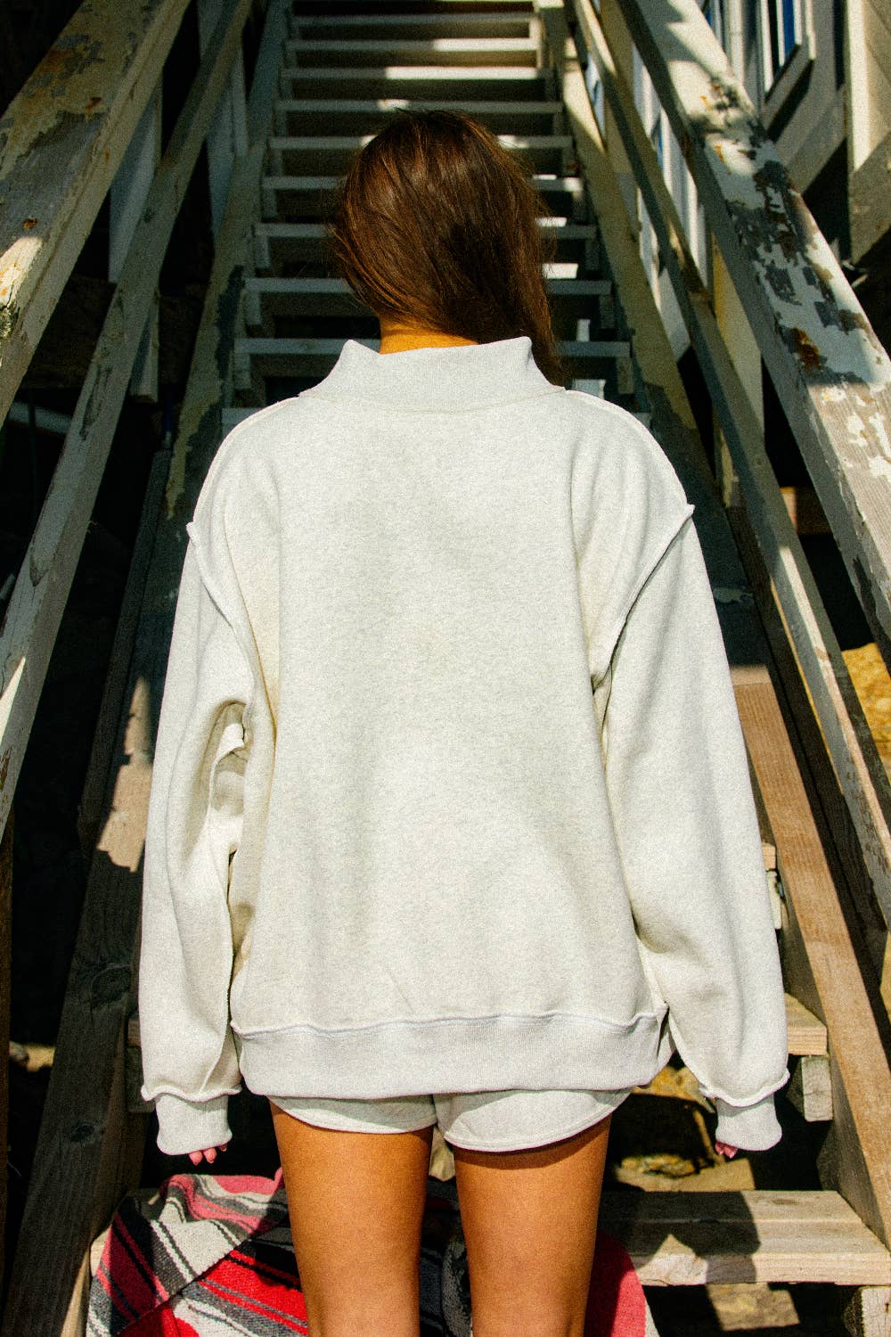 Reversible LAKE & MOUNTAIN Mockneck