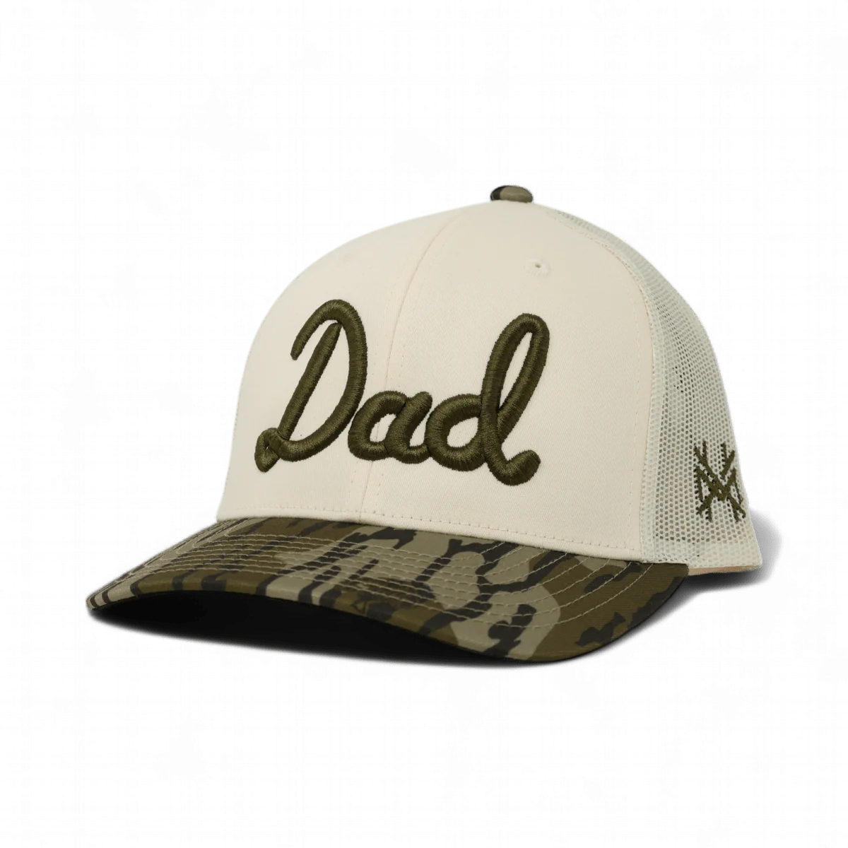Dad Bottomland Camo Trucker